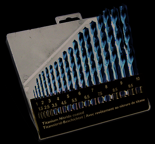 C.K T3291 HSS Metall-Spiralbohrer-Set 19teilig 1 mm, 1.5 mm, 2 mm, 2.5 mm, 3 mm, 3.5 mm, 4 mm, 4.5 mm, 5 mm, 5.5 mm, 6 mm, 6.5 mm