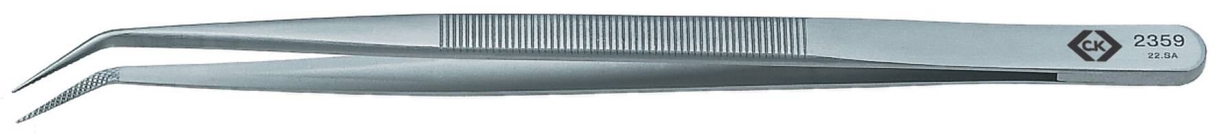 C.K T2359 Bestückungspinzette 22 SA Spitz, gebogen, fein 150mm