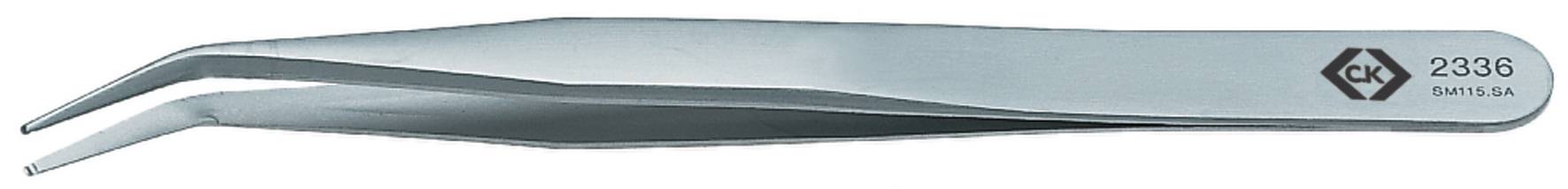 C.K T2336 Bestückungspinzette SM115 SA Genutet, gebogen 30° 120 mm