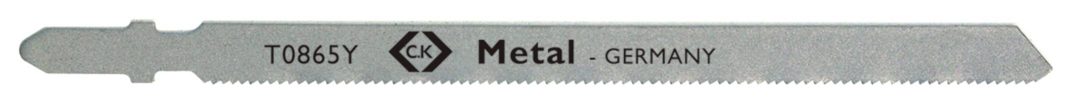 C.K T0865Y Stichsägeblatt für Metall 5 St. auf Karte 1 St.
