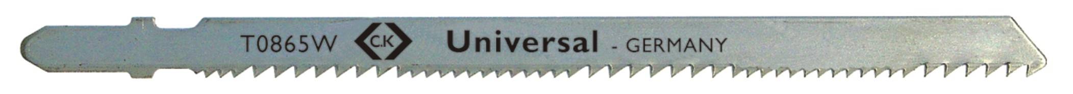 C.K T0865W Stichsägeblatt Universal 5 St. auf Karte 1St.