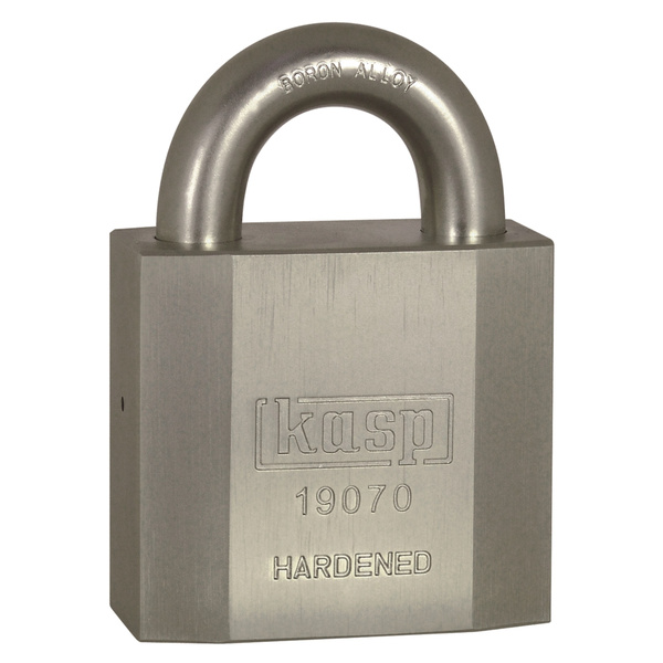 KASP K19070D Vorhängeschloss 70mm Silber Schlüsselschloss