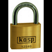 KASP K12515D Vorhängeschloss 15mm verschieden schließend Goldgelb Schlüsselschloss