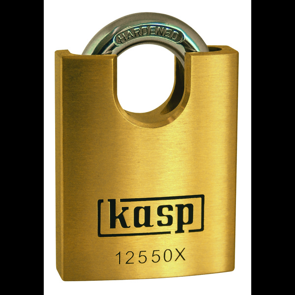 KASP K12550XD Vorhängeschloss 50mm Goldgelb Schlüsselschloss