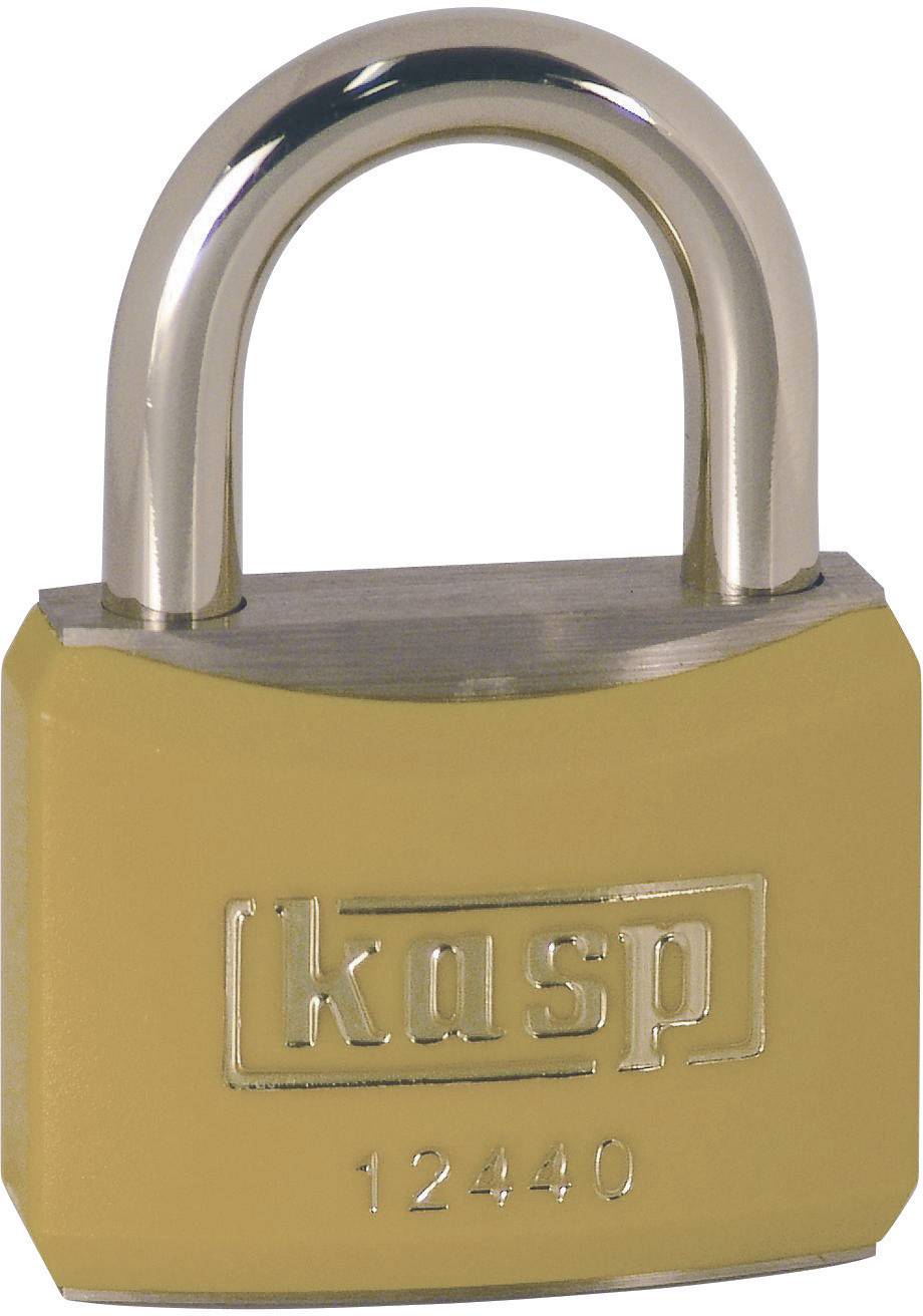 KASP K12440YELD Vorhängeschloss 40 mm verschieden schließend Goldgelb Schlüsselschloss