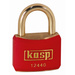 KASP K12440REDA1 Vorhängeschloss 40mm gleichschließend Goldgelb Schlüsselschloss