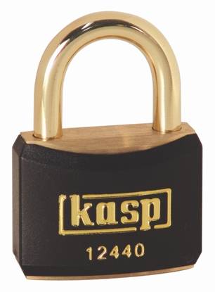 KASP K12440BLAA1 Vorhängeschloss 40mm gleichschließend Goldgelb Schlüsselschloss