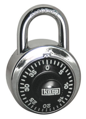 KASP K11548D Vorhängeschloss 48mm Silber Zahlenschloss