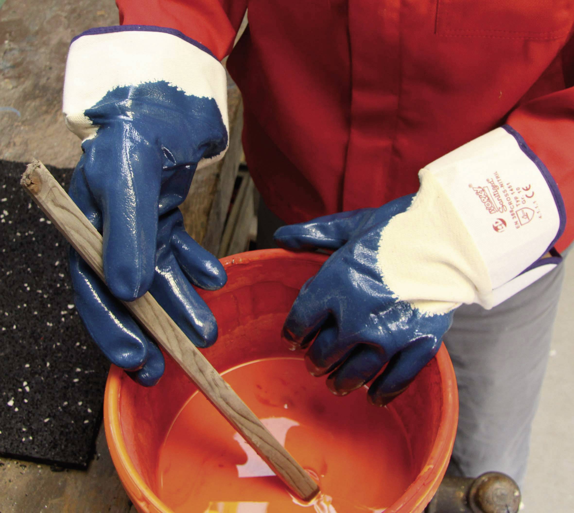 Leipold Doehle 1452 Cross-Nitril Nitrilkautschuk Arbeitshandschuh Größe (Handschuhe): 10, XL EN 388 CAT II 1 Paar