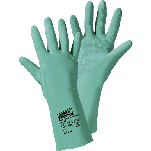 L+D 1463-8 Kemi Nitril Chemiekalienhandschuh Größe (Handschuhe): 8, M EN 420:2003+A1:2009, EN 374-5:2016, EN 388:2016, EN