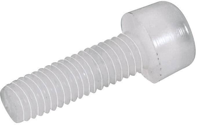 TOOLCRAFT 830279 Zylinderschrauben M3 10mm Innensechskant DIN 912 Kunststoff, Polyamid 10St.