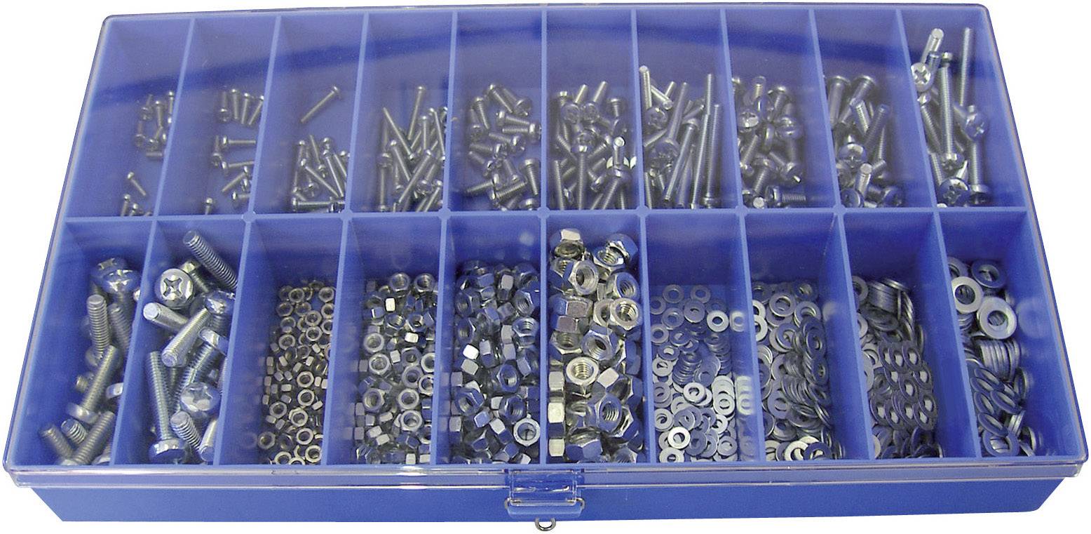 TOOLCRAFT Kombi-Schrauben-Sortiment 1040 Teile