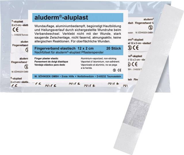 Söhngen 1009914 Nachfüllset aluderm®-aluplast Wundverbände für Pflasterspender 20