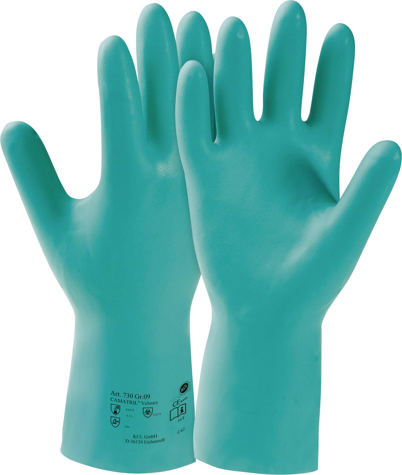 KCL 730-10 Camatril® Nitril Chemiekalienhandschuh Größe (Handschuhe): 10, XL EN 388, EN 511 1 Paar