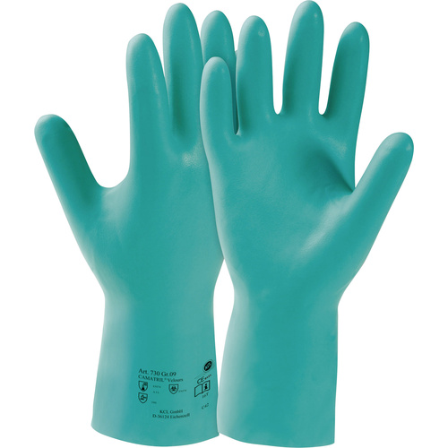 KCL 730-9 Camatril® Nitril Arbeitshandschuh Größe (Handschuhe): 9, L EN 388, EN 511 1 Paar