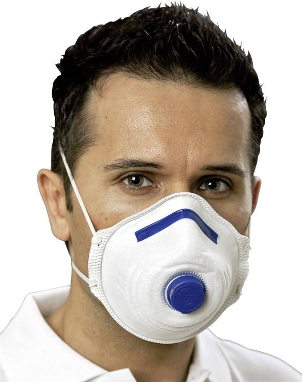 Ekastu 411 281 Feinstaubmaske mit Ventil FFP2 12 St. EN 149:2009 DIN 149:2009