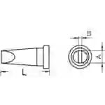 Weller LT-A Lötspitze Meißelform, gerade Spitzen-Größe 1.6mm Inhalt 1St. Weller LT-A Lötspitze Meißelform, gerade Spitzen-Größe 1.6mm Inhalt 1St.