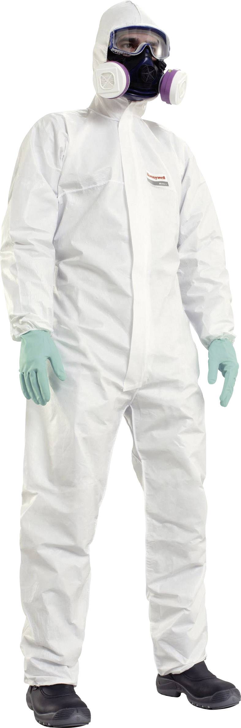 MS Mutexil 4180000-XL Overall Mutex - CE KAT.3 - (Typ 5 & 6) Kleider-Größe: XL Weiß
