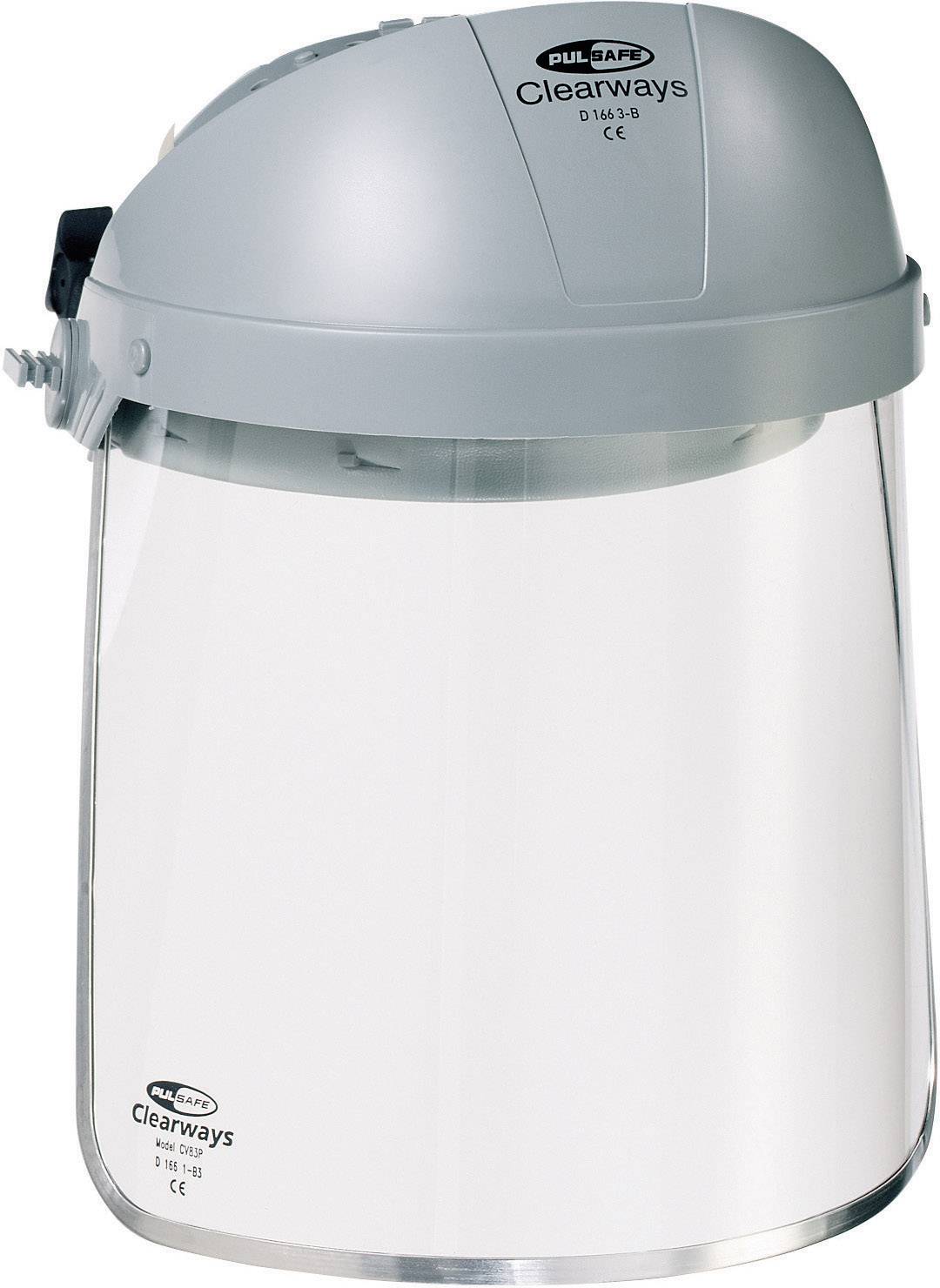 Honeywell Clearways CB20 1002341 Schutzvisier inkl. Kopfhalterung Grau, Transparent EN 166 DIN 166