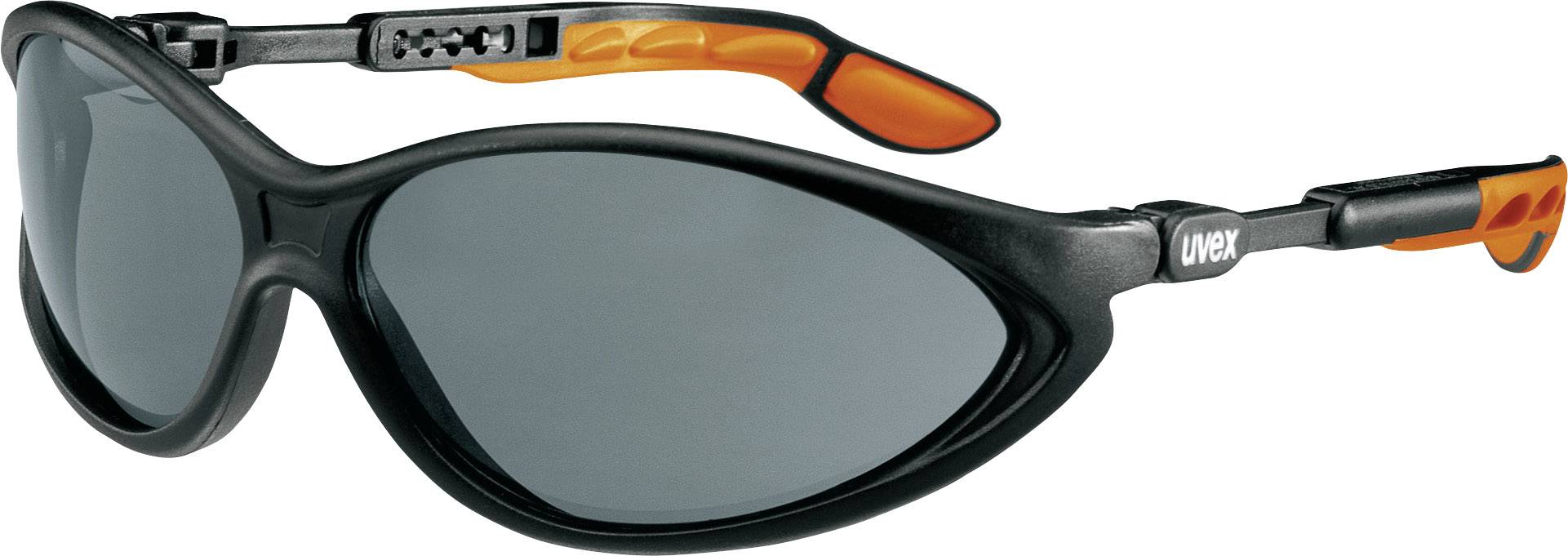 uvex CYBRIC 9188076 Schutzbrille Schwarz, Orange EN 166-1, EN 172 DIN 166-1, DIN 172