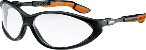 Uvex CYBRIC 9188175 Schutzbrille Schwarz, Orange DIN EN 166-1, DIN EN 170
