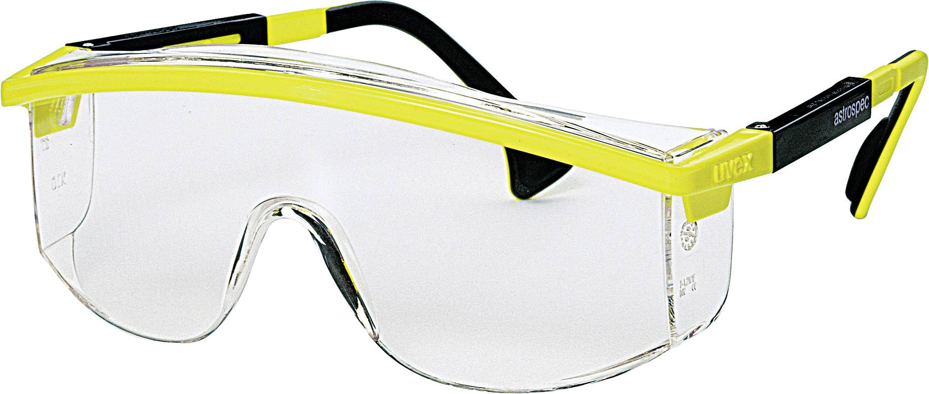 uvex ASTROSPEC 9168035 Schutzbrille Gelb, Schwarz DIN EN 166-1 