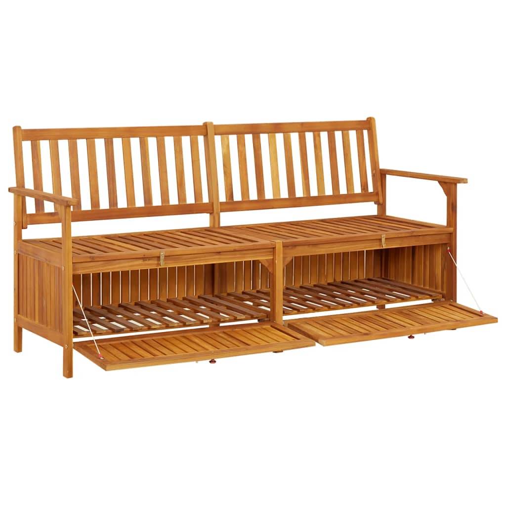 vidaXL Truhenbank 170 cm Massivholz Akazie