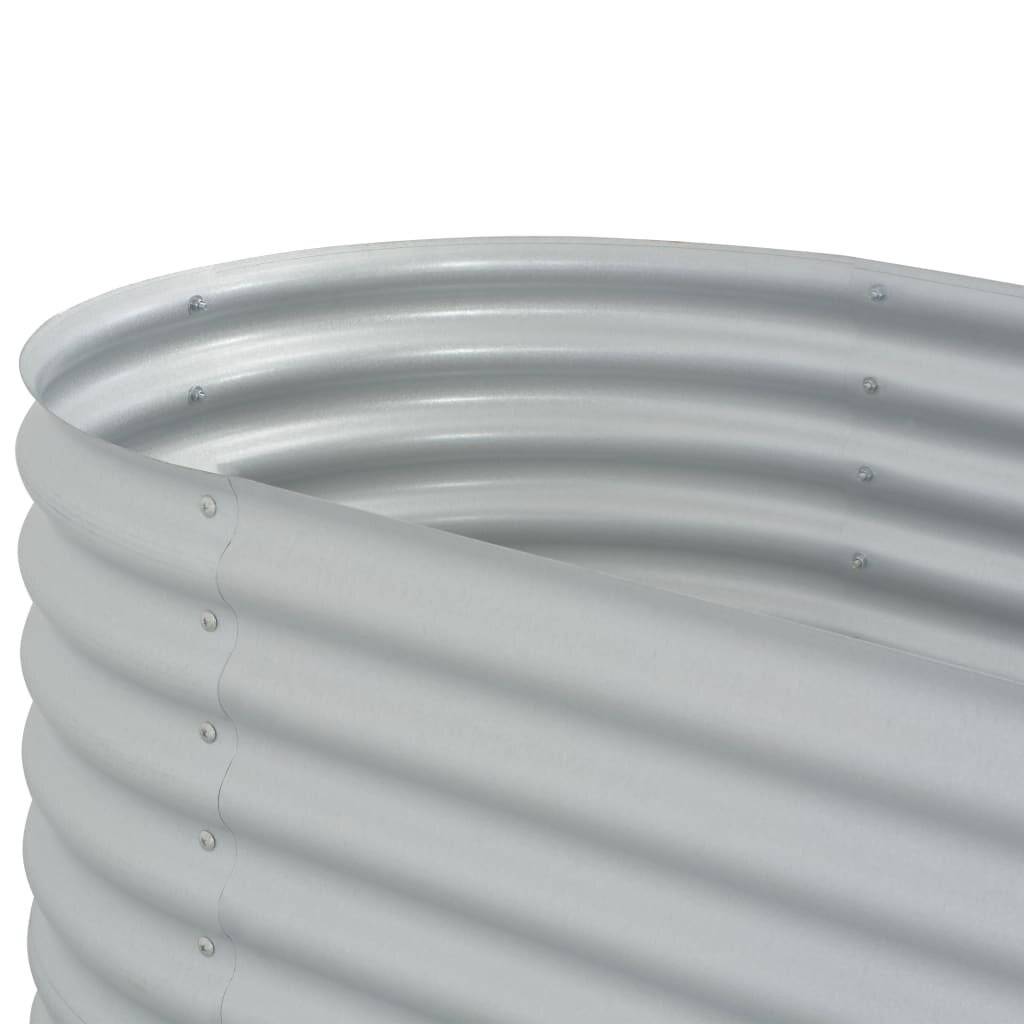 Pflanzkübel Silbern 240 x 80 x 81 cm Verzinkter Stahl