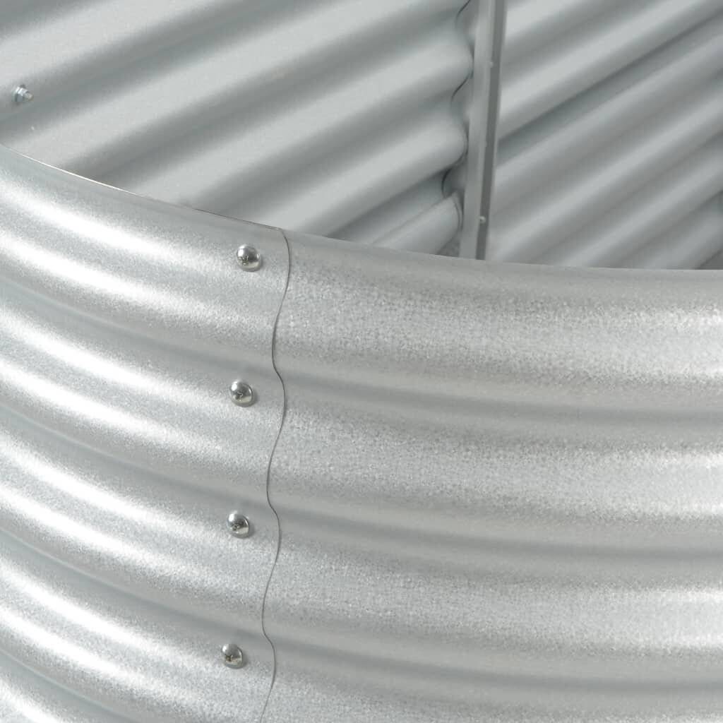 Pflanzkübel Silbern 240 x 80 x 81 cm Verzinkter Stahl