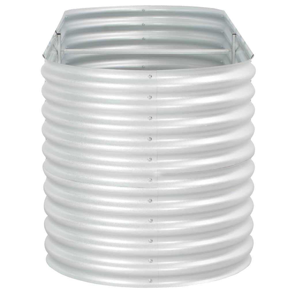 Pflanzkübel Silbern 240 x 80 x 81 cm Verzinkter Stahl