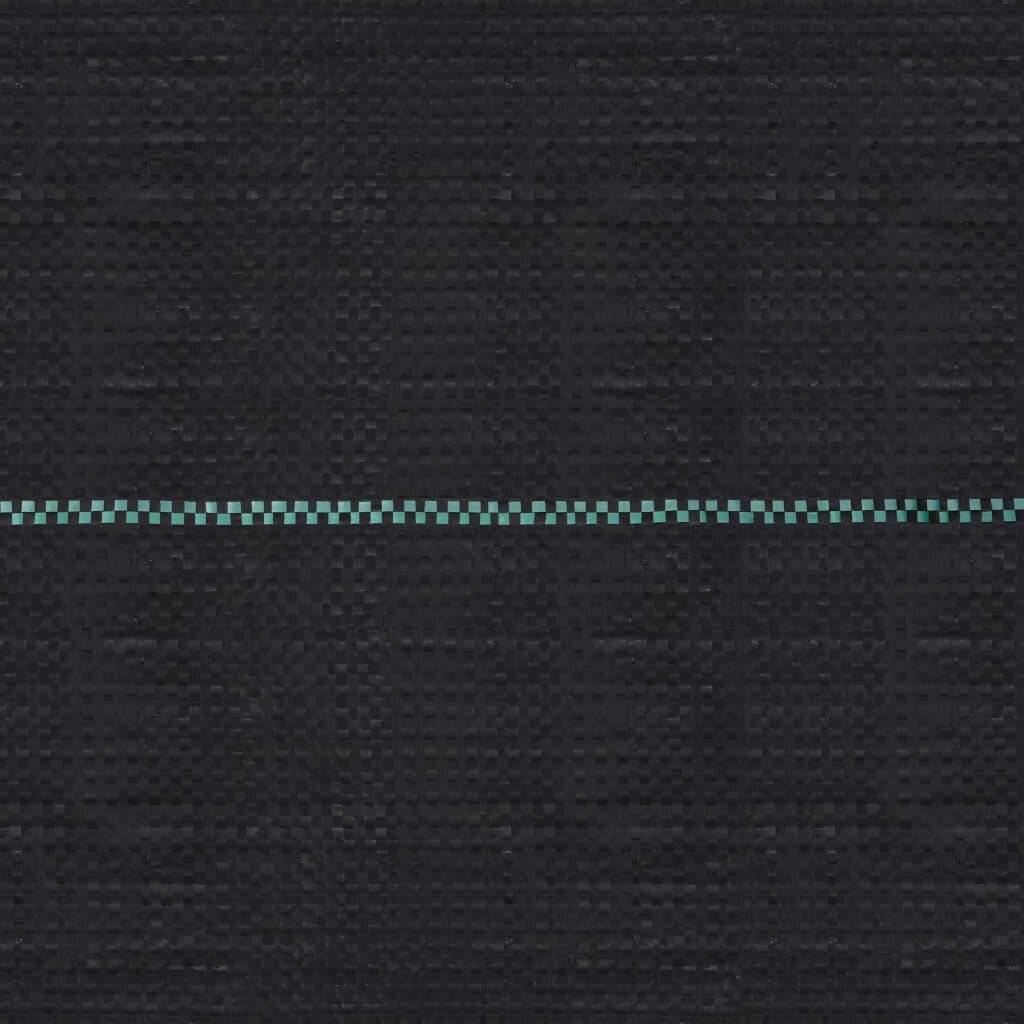 Unkrautfolie Schwarz 2x25 m PP