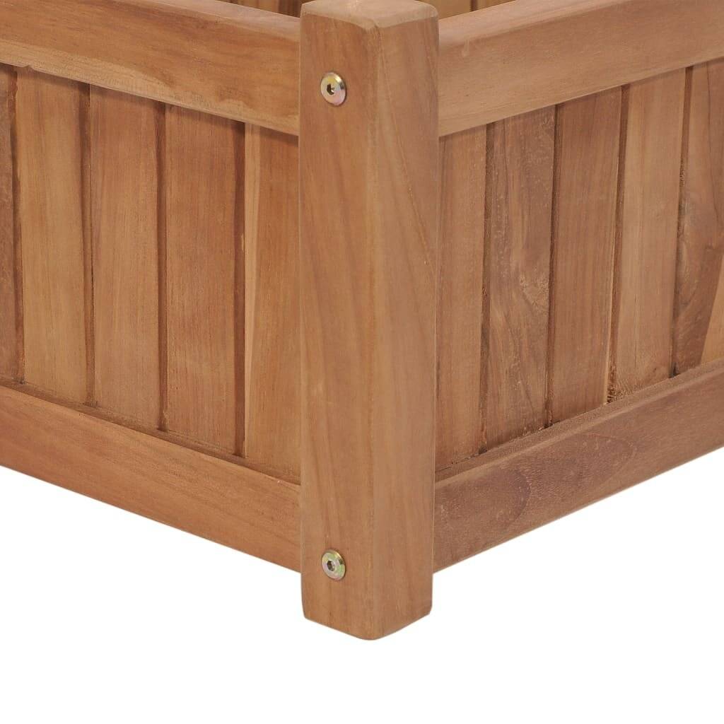 Hochbeet 200×30×25 cm Massivholz Teak