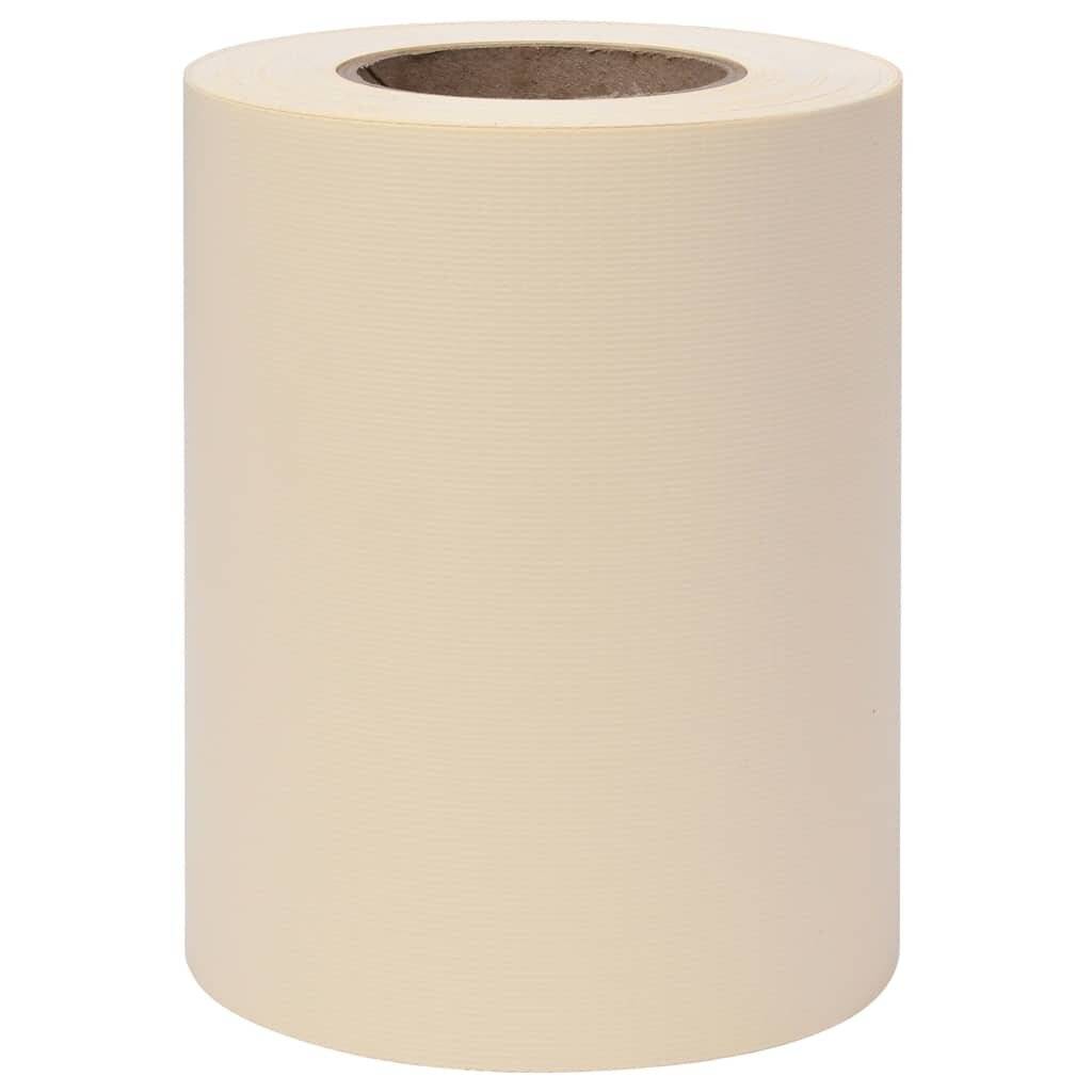 Garten-Sichtschutz 4 Stk. PVC 35x0,19 m Creme