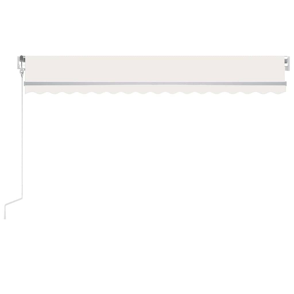 Automatische Markise mit LED & Windsensor 450x300 cm Creme