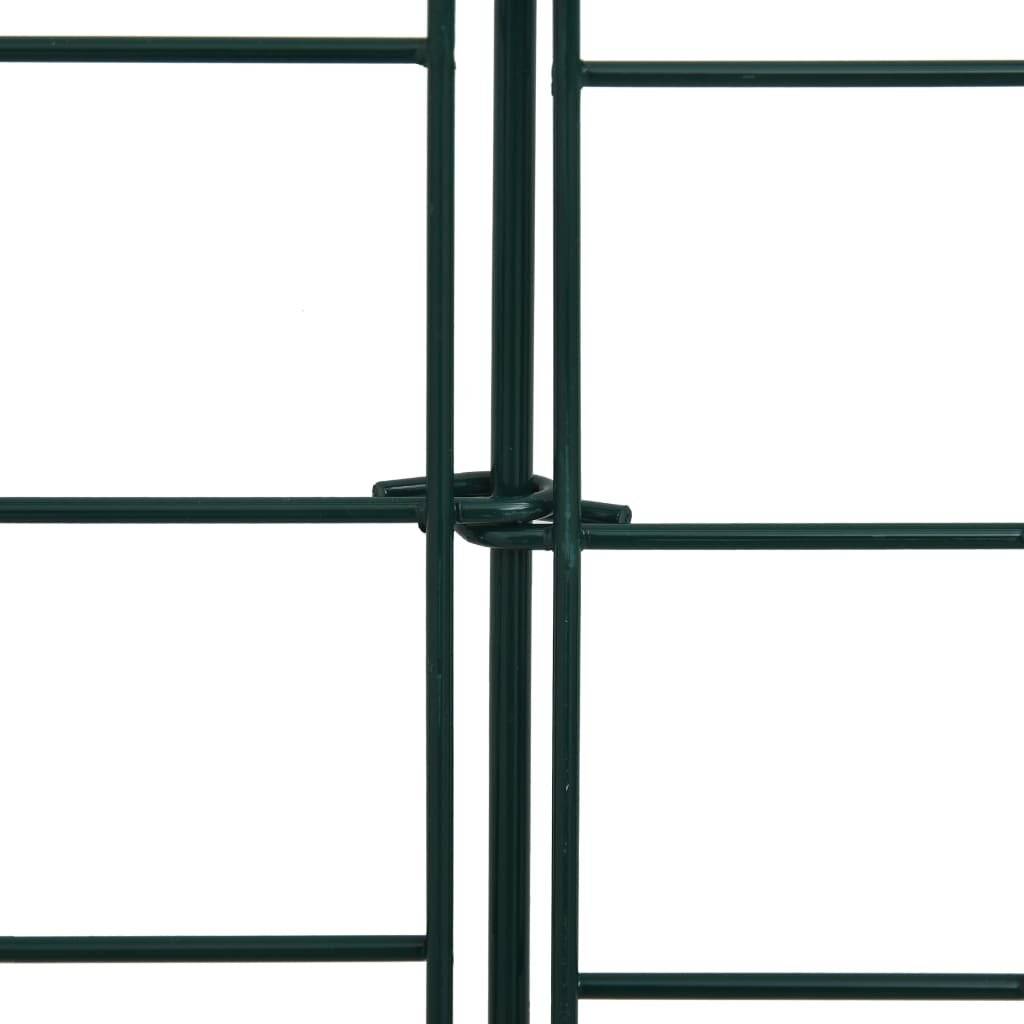 Teichzaun-Set Unterbogen 77,5 x 64 cm Grün