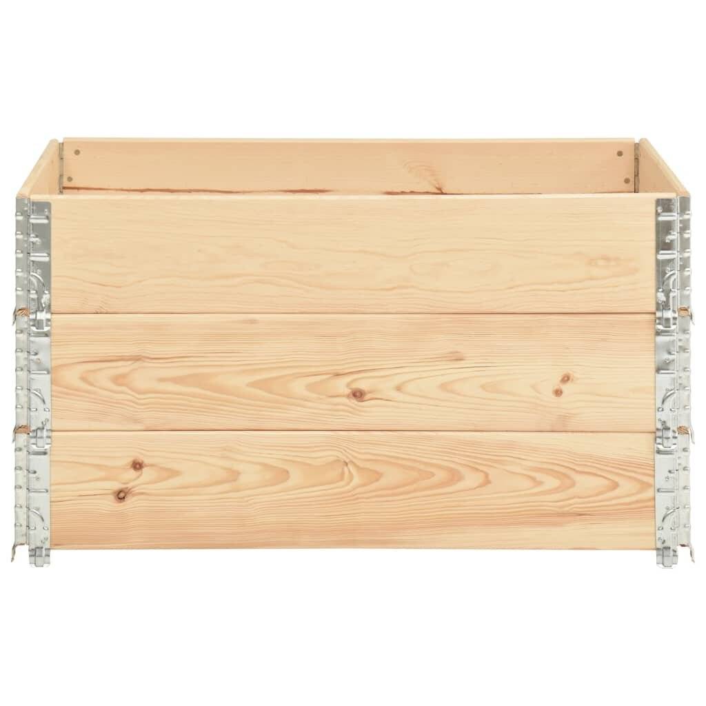 Hochbeete 3 Stk. 50×100 cm Kiefer Massivholz