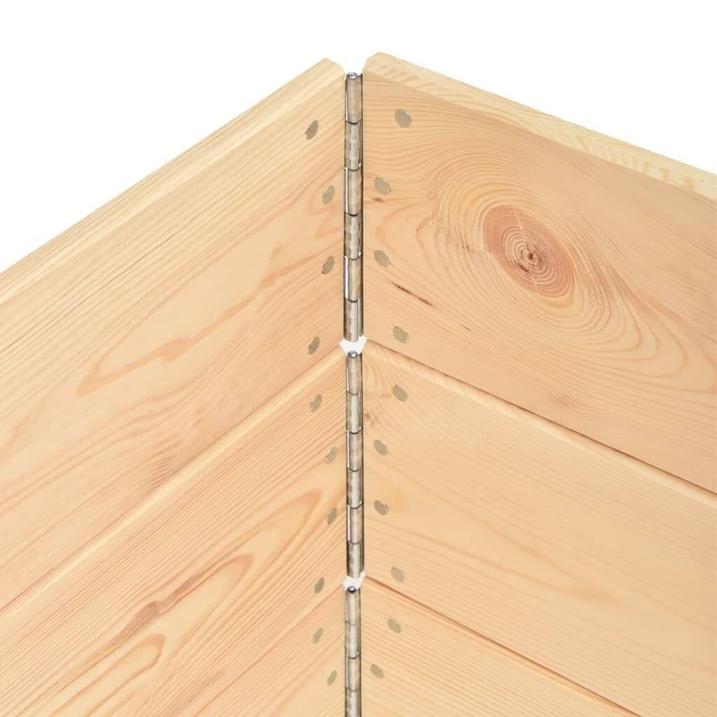 Hochbeete 3 Stk. 100×150 cm Kiefer Massivholz