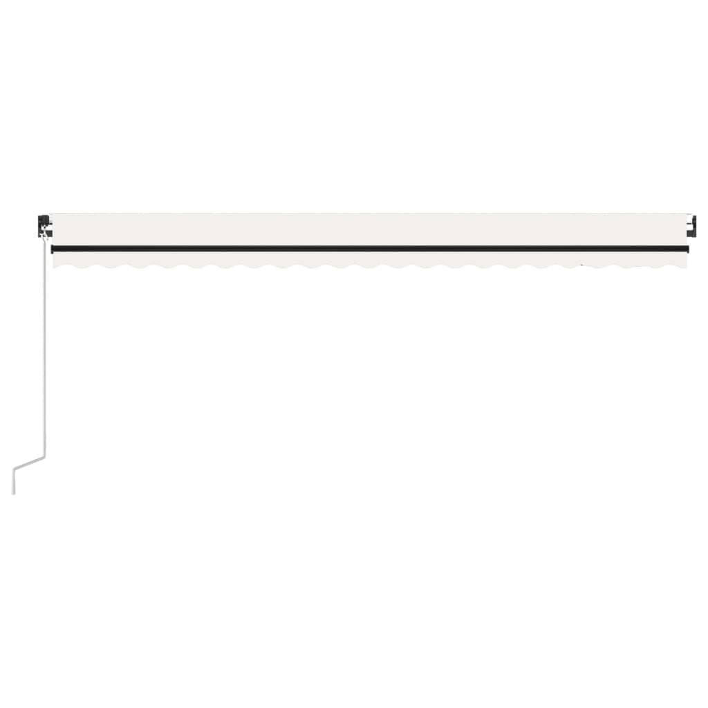 Automatische Markise mit LED & Windsensor 500x350 cm Creme