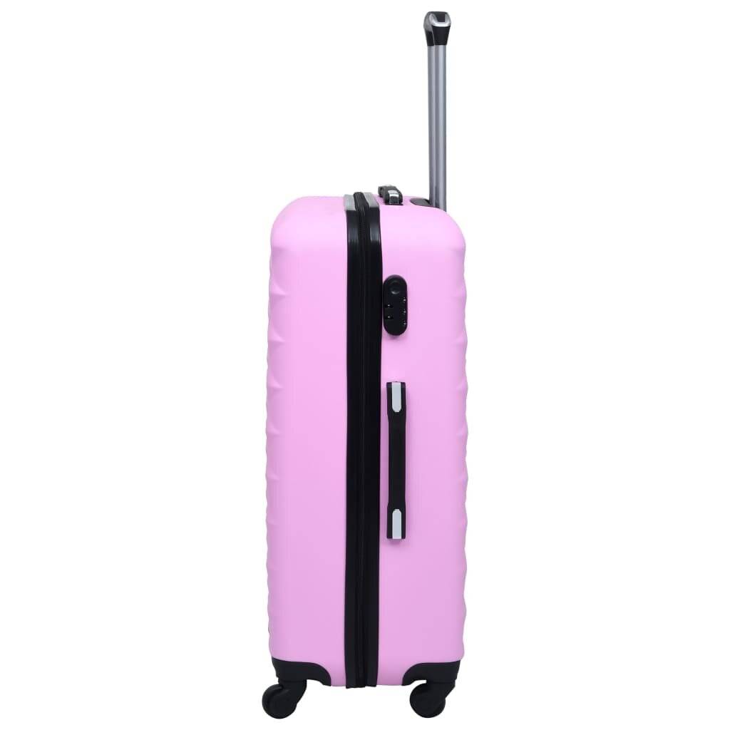 Hartschalen-Trolley-Set 3 Stk. Rosa ABS