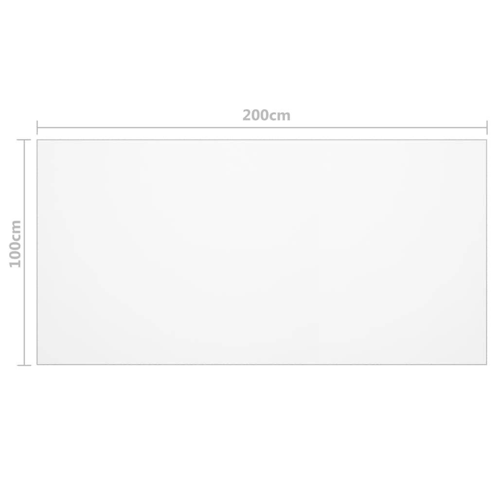 Tischfolie Matt 200x100 cm 2 mm PVC