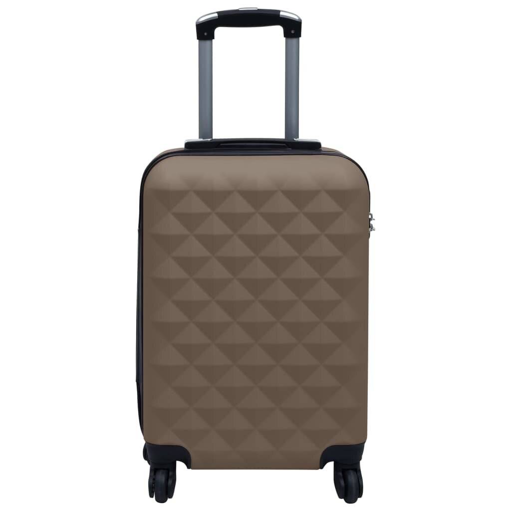 Hartschalen-Trolley-Set 2 Stk. Braun ABS