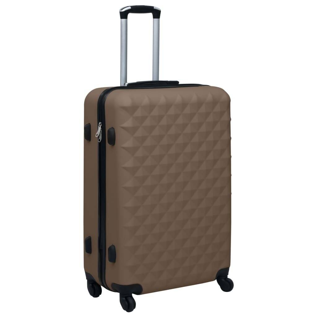 Hartschalen-Trolley-Set 2 Stk. Braun ABS