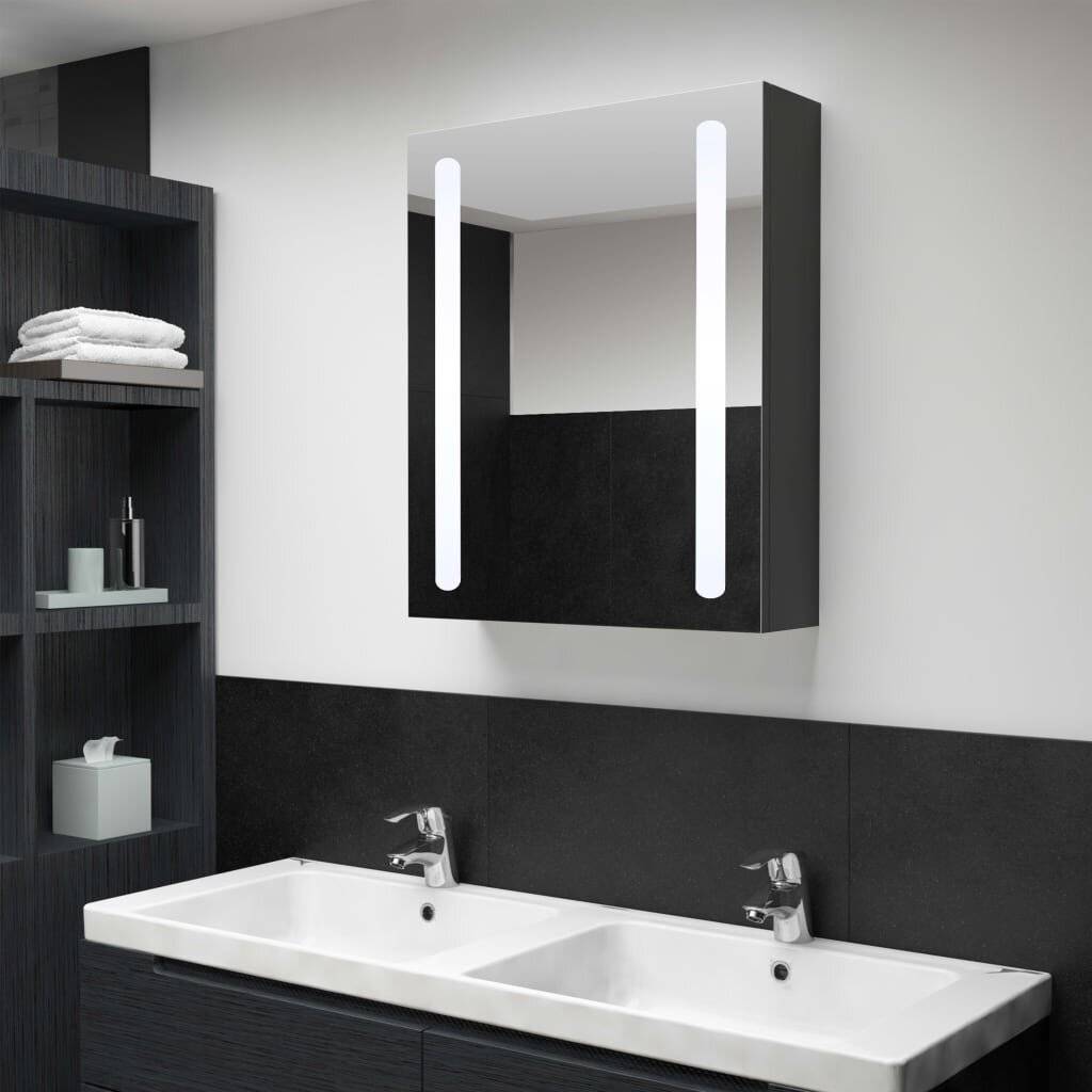 LED-Bad-Spiegelschrank 50x13x70 cm