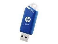 HP x755w USB-Stick 64 GB Blau, Weiß HPFD755W-64 USB 3.1 Gen 1