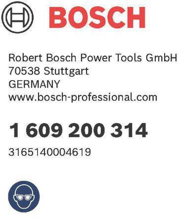 Bosch Accessories 1609200314 Frässet Schaftdurchmesser 6 mm