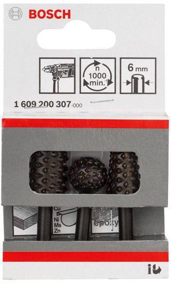 Bosch Accessories 1609200307 Frässet Schaftdurchmesser 6 mm