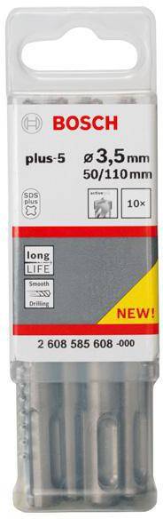Hammerbohrer SDS plus-5 2608585608 Typ Pack Ø 3,5 mm Länge 110 mm Spirallänge 50 mm