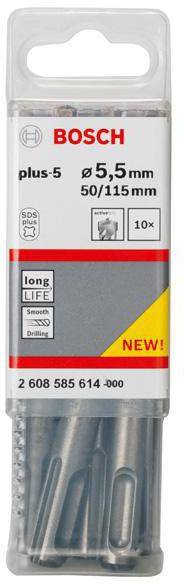 Hammerbohrer SDS plus-5 2608585614 Typ Pack Ø 5,5 mm Länge 115 mm Spirallänge 50 mm