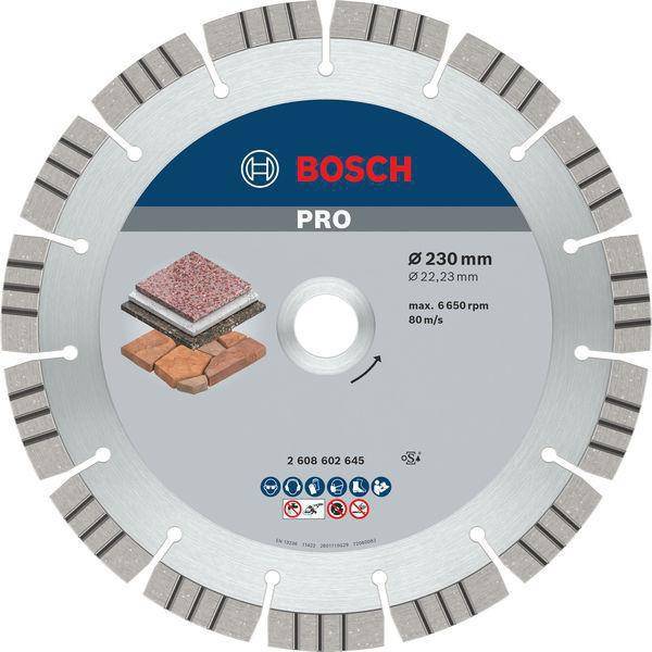 Bosch Accessories 2608602645 Bosch Power Tools Diamanttrennscheibe Durchmesser 230 mm 1 St.