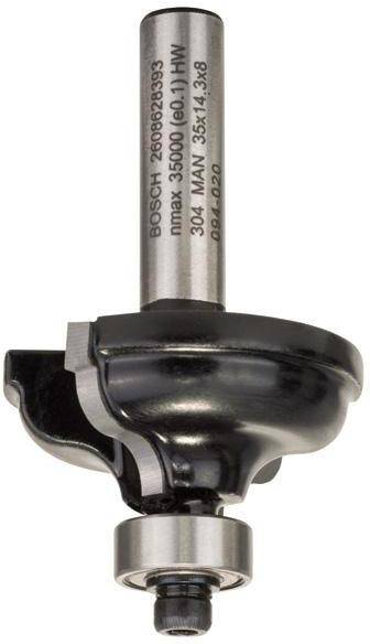 Bosch Accessories 2608628393 Profilfräser Länge 57 mm Schaftdurchmesser 8 mm